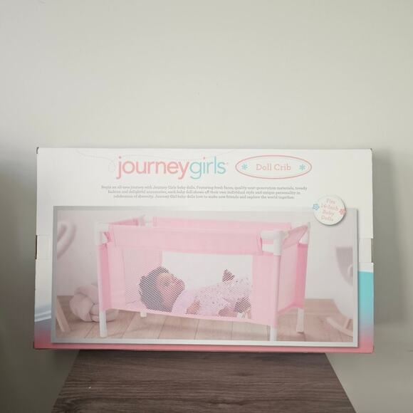 Journey Girls Baby Doll Crib for 14" Doll NWT - Picture 2 of 5